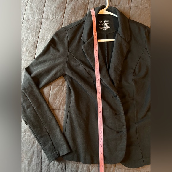 Fair Indigo Cotton Blazer, S - Picture 3 of 5